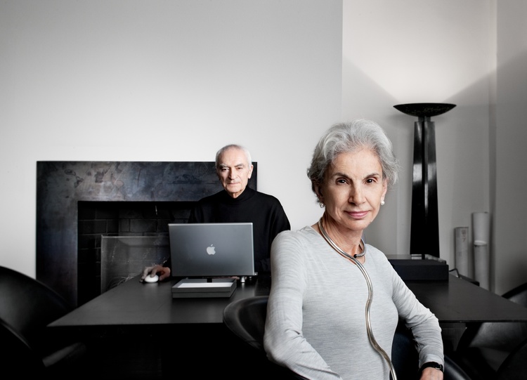 massimo-vignelli and his wife Lella photo copyright John Madere