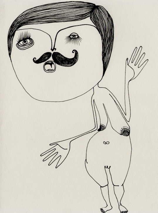dibujo-chulo-pnitas-paper-sketch-BIGOTE