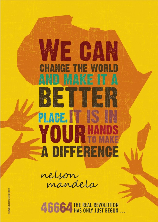 Nelson Mandela Quote by Maria Papaefstathiou