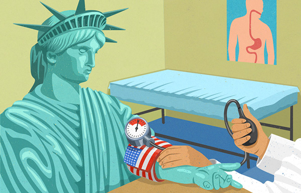 Innovative Satirical Illustrations by John Holcroft