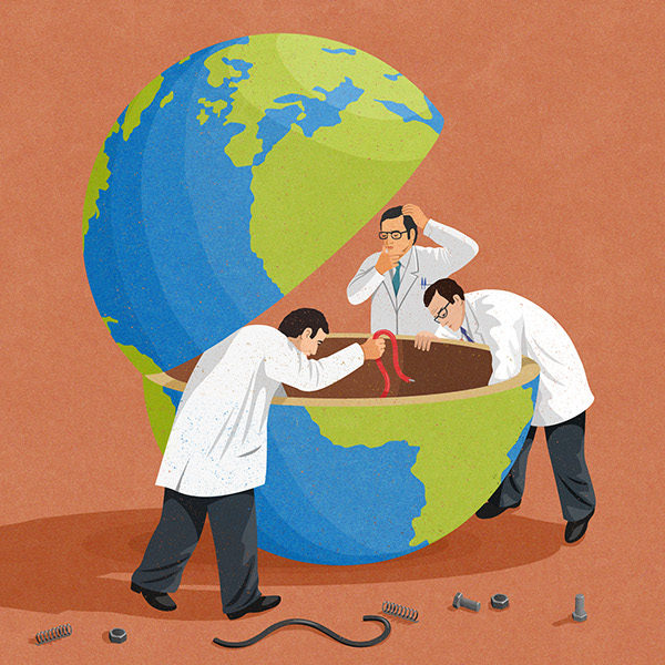 Innovative Satirical Illustrations by John Holcroft