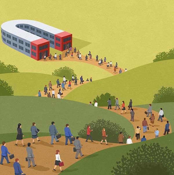 Innovative Satirical Illustrations by John Holcroft