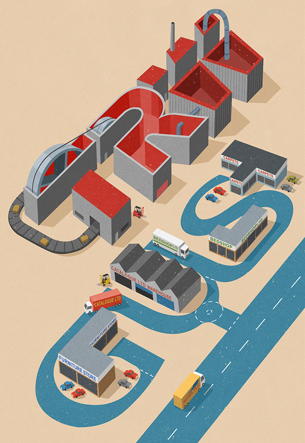 Innovative Satirical Illustrations by John Holcroft