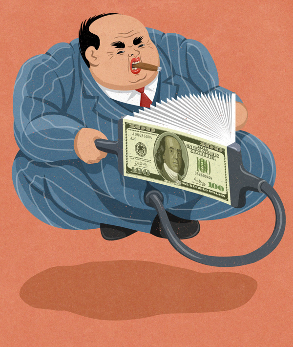 Innovative Satirical Illustrations by John Holcroft