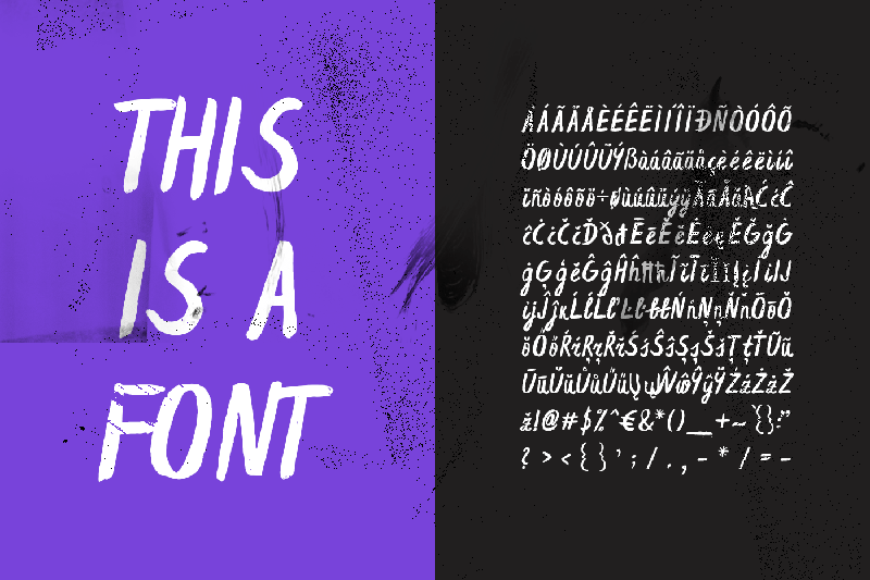 Espa Extended Handwritten Brush Font