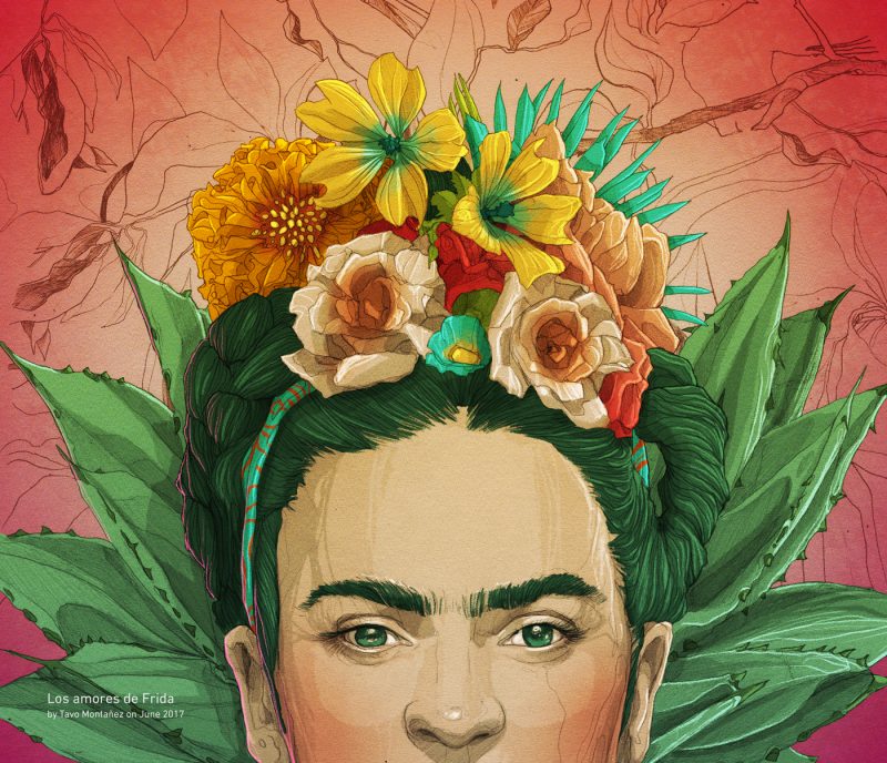 Frida Kahlo by Tavo Montañez