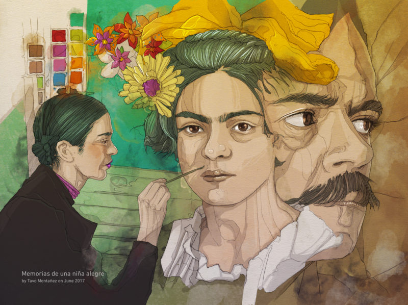 Frida Kahlo by Tavo Montañez