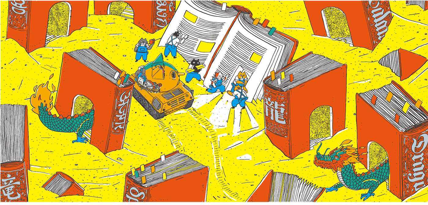 Catank and friends by Croter Hung