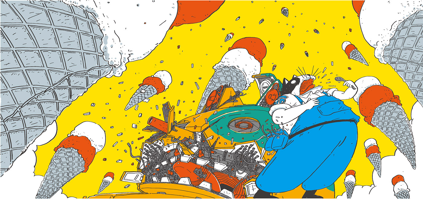 Catank and friends by Croter Hung