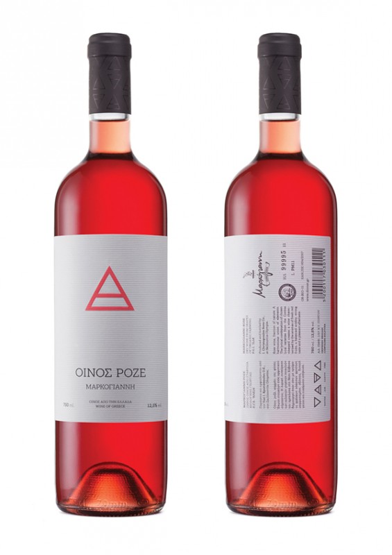 Greek wine label 4 Elements