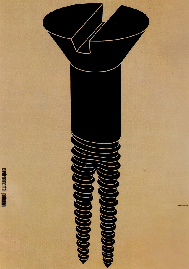 Environmental pollution (Shigeo Fukuda, 1973)3