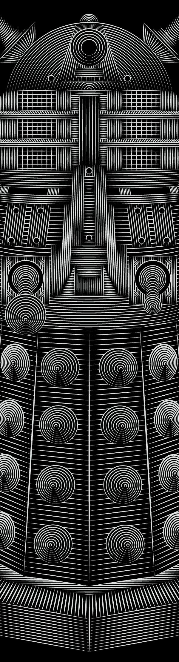 Doctor Who - Dalek (detail) by Patrick Seymour