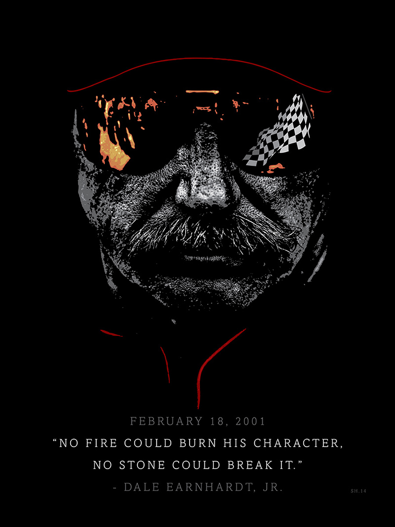 Dale-Earnhardt,-The-Man-in-Black-or-'The-Intimidator'-by-Shane-Henderson