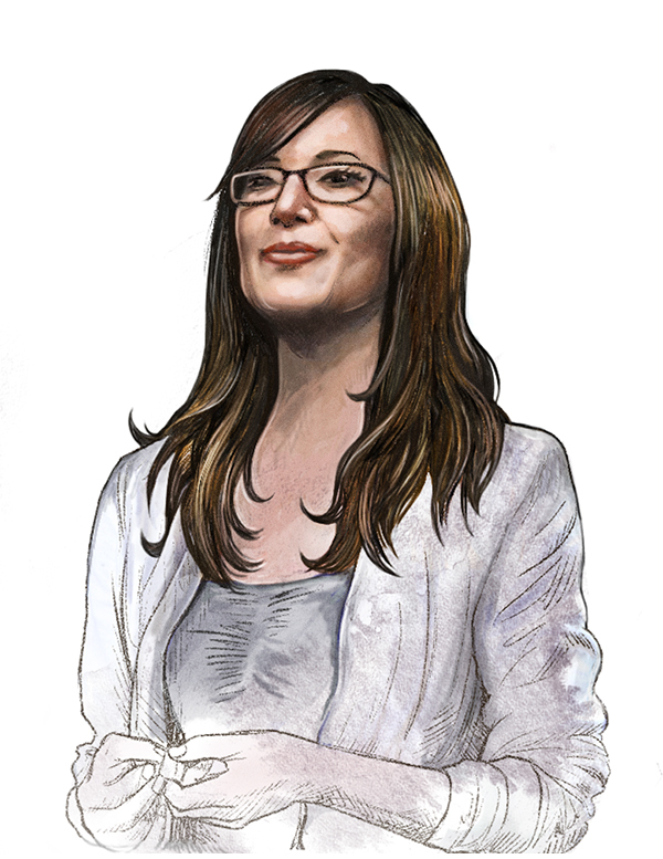 MUTI - illustrated portraits for the Entrepreneurs Guide in Monocle Magazine-Jade Raymond