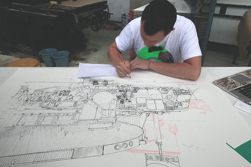 zoer_velvet_street_food_lithographie_CSX_stone_lithograph_urdla_graffiti_process_zoerism_soldart_edition_royx_nicolas_royol_37