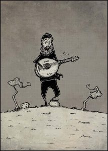 Lute Player by Isko Deranged