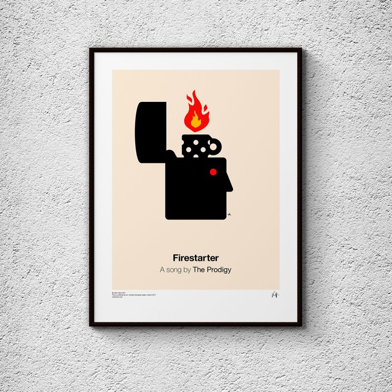 Pictogram Music Posters by Viktor Hertz