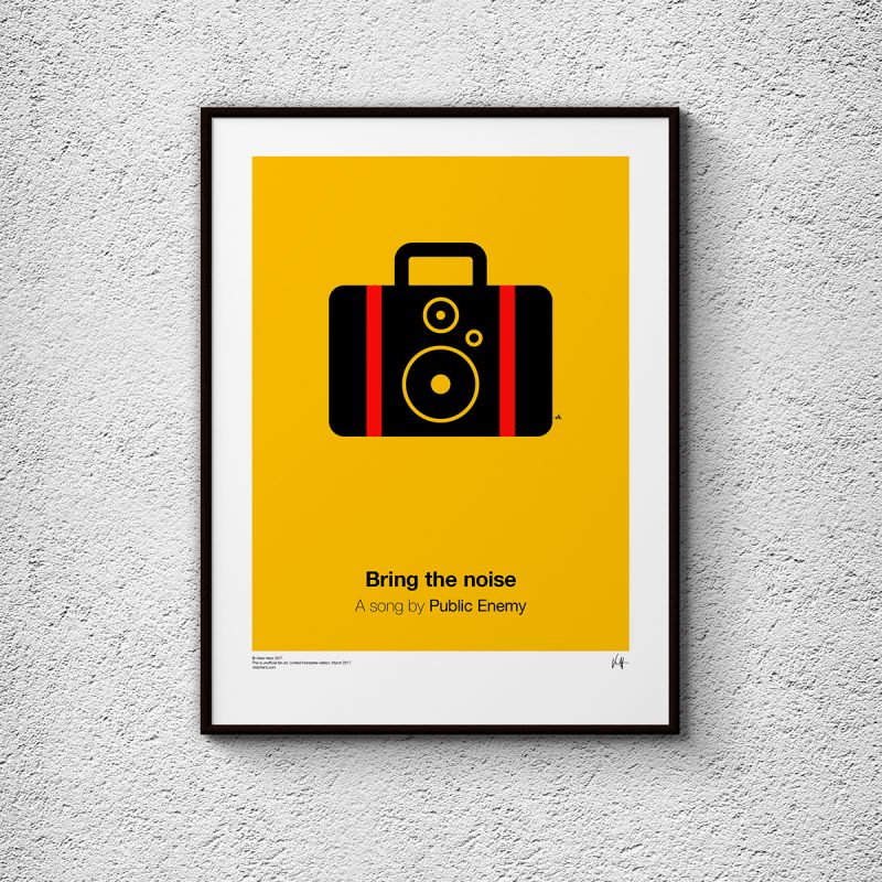 Pictogram Music Posters by Viktor Hertz