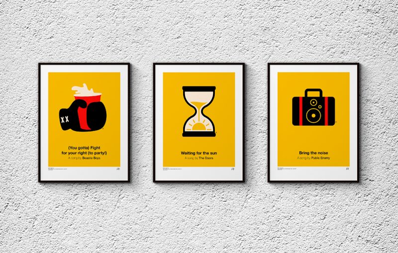 Pictogram Music Posters by Viktor Hertz