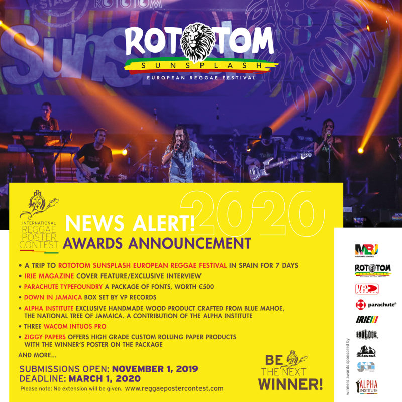 Reggae Poster Contest awards